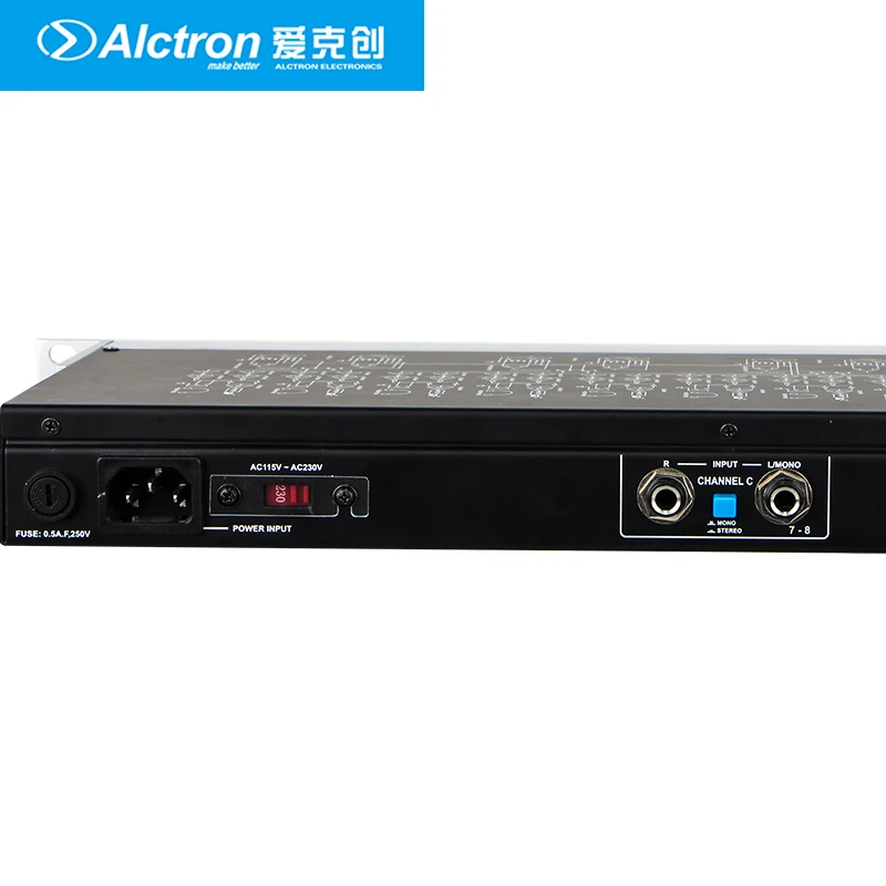 Alctron H8N 8 канальный усилитель для наушников металлический корпус монитор