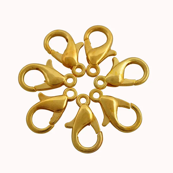 

Новые высококачественные застежки-карабины из сплава золотого и серебряного цвета 12/16/20 мм для самостоятельного изготовления ожерелья Drop ...