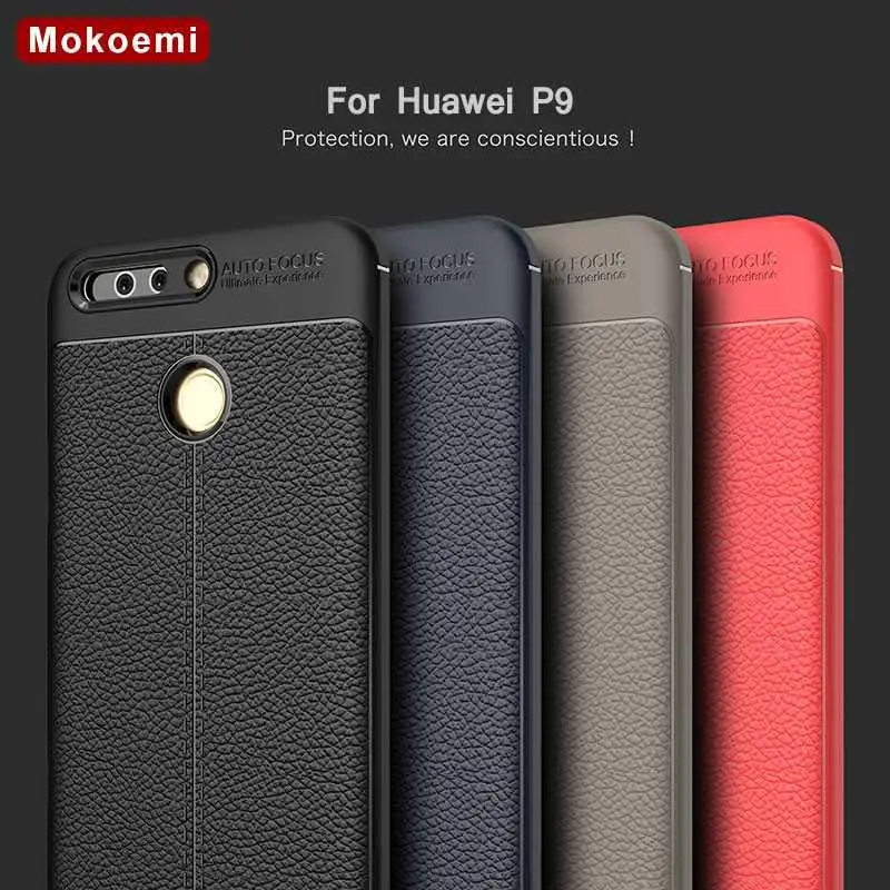 Mokoemi Fashion Lichee Pattern Shock Proof Soft 5.2&quotFor Huawei P9 Case For Plus Phone Cover | Мобильные телефоны и