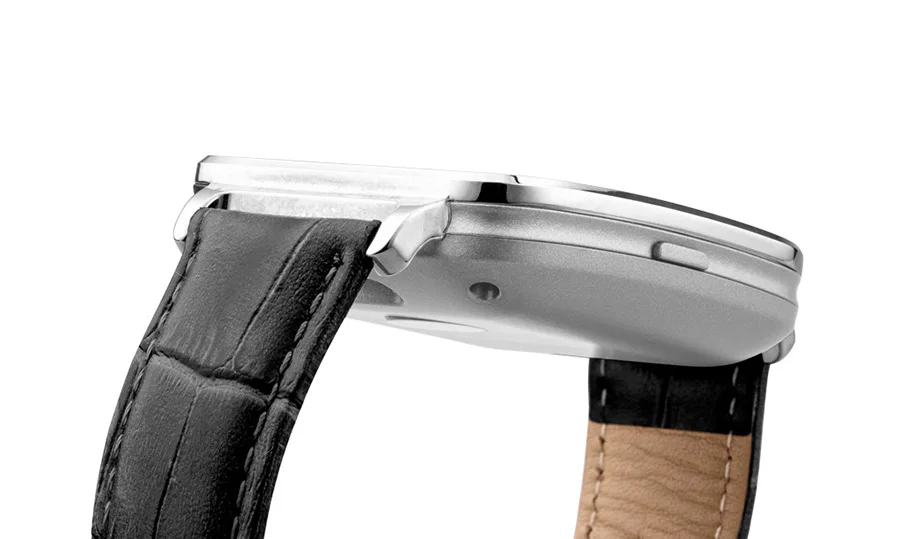 OUKITEl A28 Smart Watch Heart rate monitor 1.54 дюймов bluetooth часы Натуральная Кожа Поддержки трекер