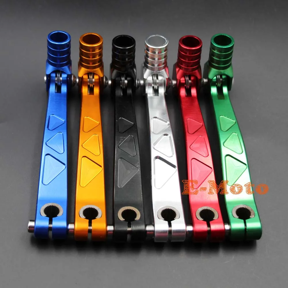 Синий алюминиевый складной рычаг переключения передач для XR CRF 50 70 100 125