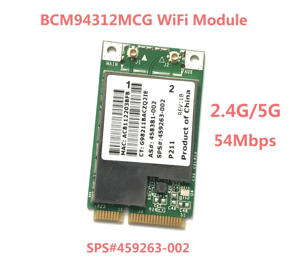 Беспроводная Wi Fi карта BCM4312 BCM94312MCG MINI PCI E для HP dv4 dv5 dv7 CQ45 CQ40 6730b 2530 SPS 459263 002|Сетевые