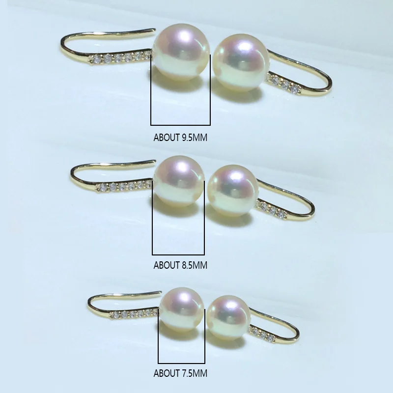 Серьги-капельки с золотым жемчугом, 18 k, модные женские, женские, для девушек, подарок, однотонные, 750, вечерние, натуральные, хорошие, как и хорошая скидка