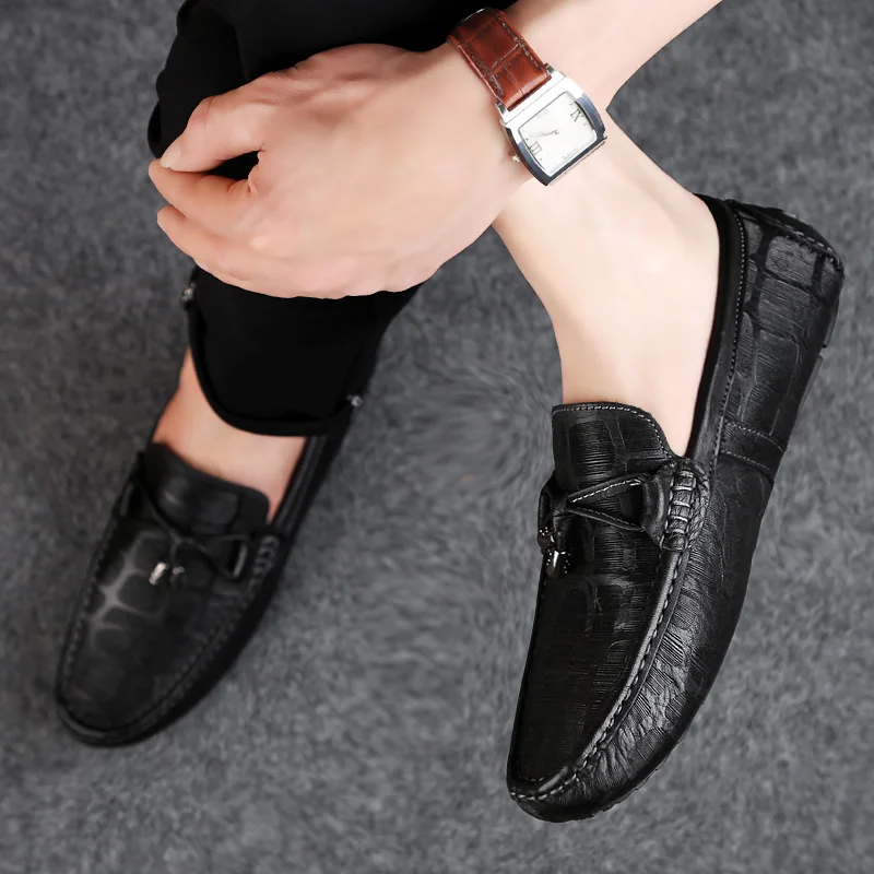 GOODRSSON/повседневная кожаная обувь Мужская на шнуровке из мягкой воловьей кожи