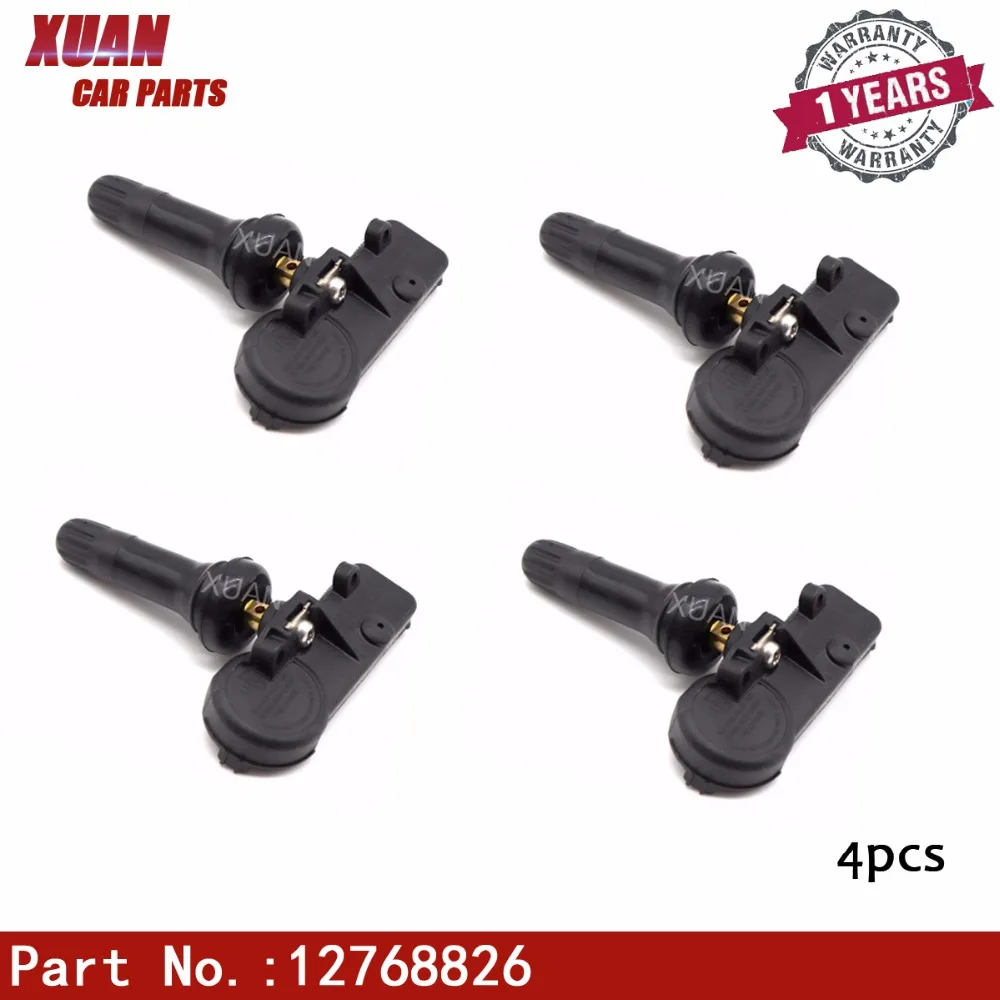 XUAN 4 шт. датчик давления в шинах TPMS для Chevrolet Camaro Cruze EQUINOX IMPALA MALIBU SONIC SPARK EV вольт 12768826