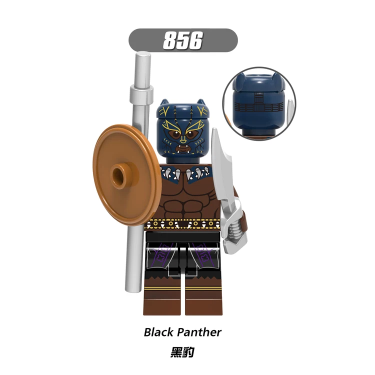 Строительные блоки Черная пантера M'baku Shuri W'kabi Eric Super Heroes кирпичи Подарочные