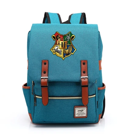 2 Магический Хогвартс Ravenclaw Слизерин Гриффиндор мальчик Девочка студенческая школьная сумка подростковые школьные сумки холщовый женский рюкзак мужской рюкзак - Цвет: 2