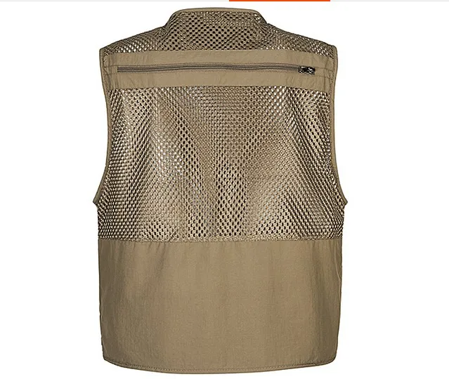 Новое поступление 2017 жилет с несколькими карманами для мужчин Профессиональная