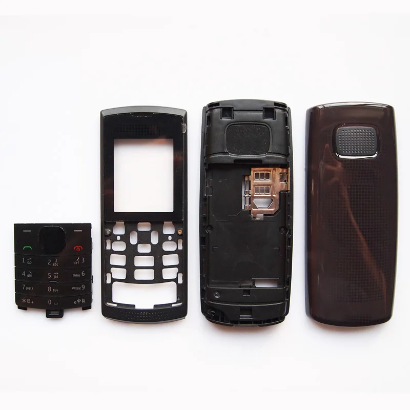 BaanSam высококачественный корпус с одной картой средней рамкой для Nokia X1-00 X1-01 с английской клавиатурой