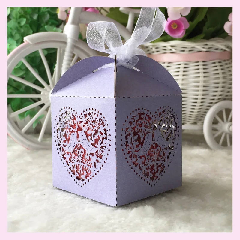 50 шт./лот &quotмалыш птица&quot Свадебные сувениры мини мешки для пирожных свадебные