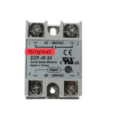 

10PCS SSR-80AA Single-Phase Solid State Relay 80A AC control AC SSR80AA
