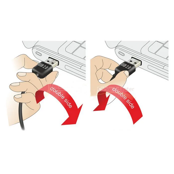 Двухсторонние контакты левый + правый угол 90 градусов USB 2 0 Тип A штекер в B Мужской