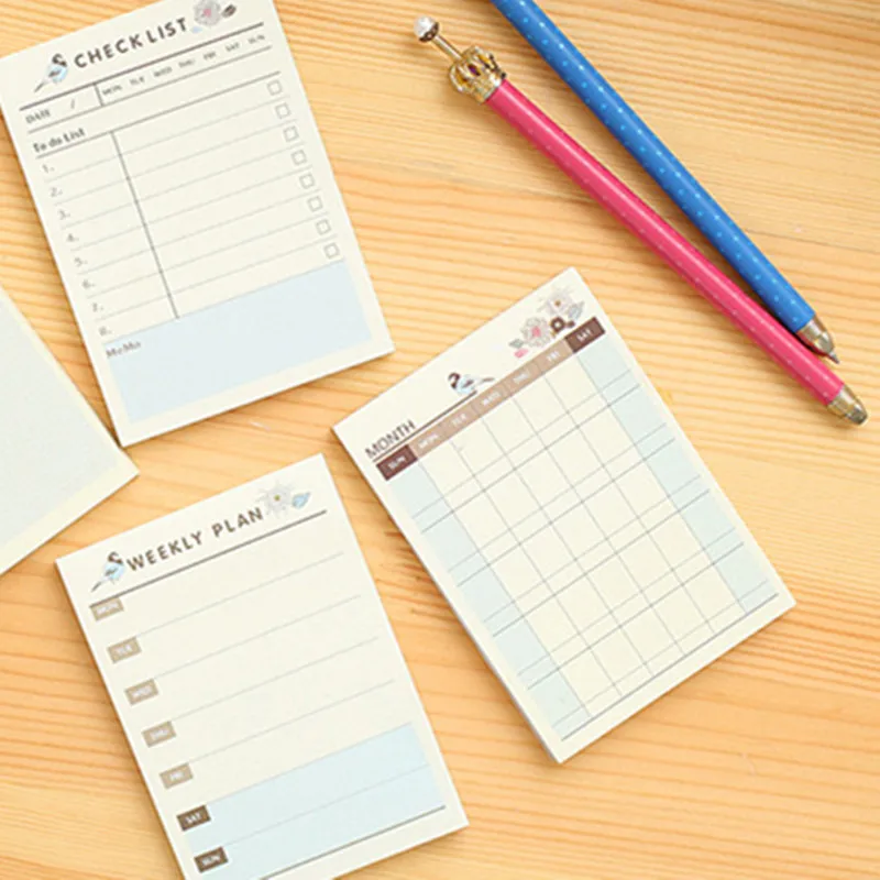 1 шт. бумажные блокноты планировщик наклейки липкие заметки лист чтобы сделать