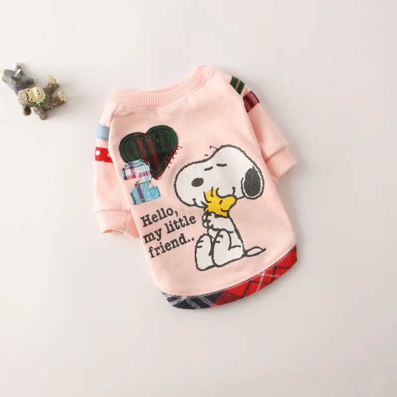 2018 новые осенние и зимние Оригинальные Печати pet Одежда Хлопок Смешанный цвет