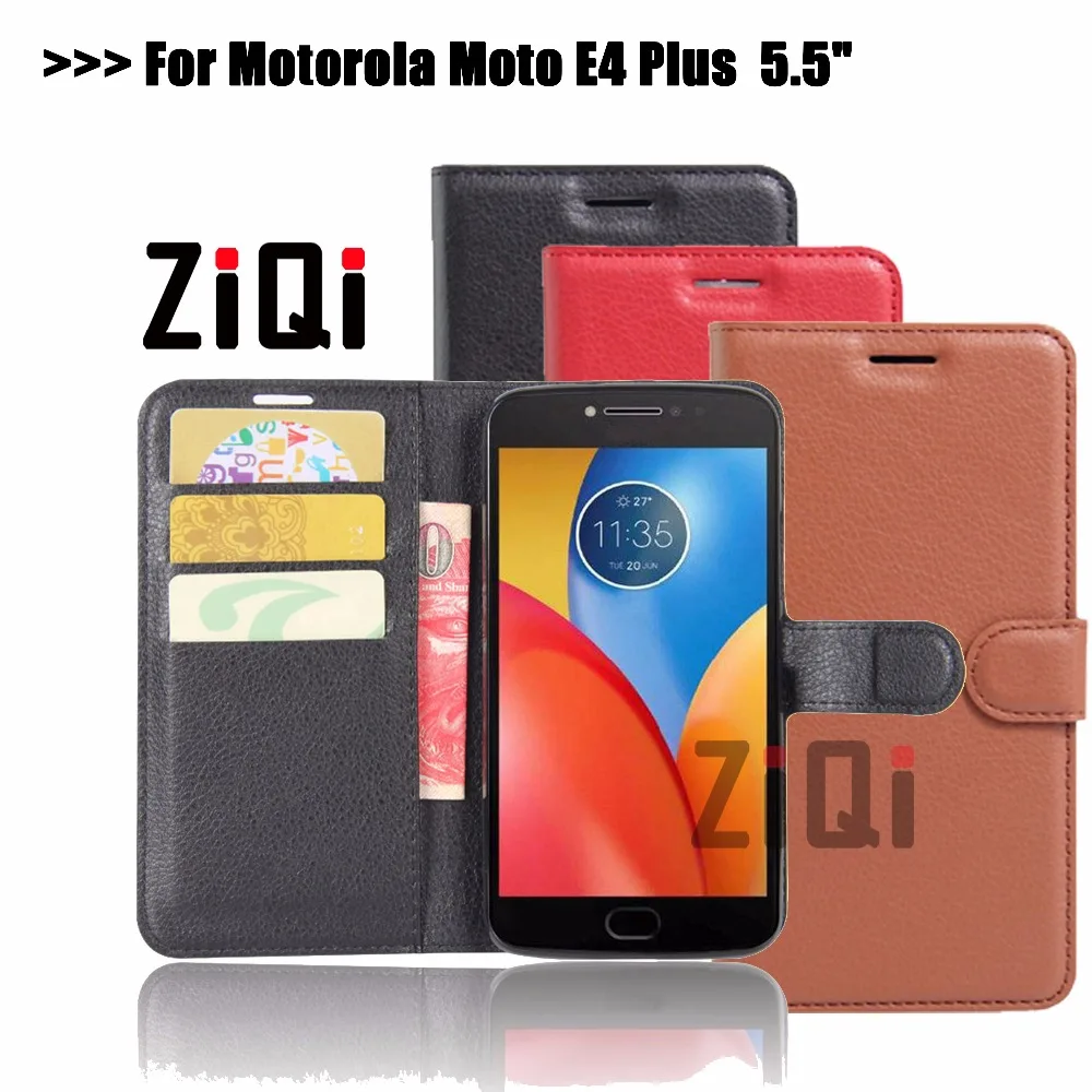Роскошный кожаный флип чехол для MOTO E4 plus чехлы Plus модные бумажники Motorola moto