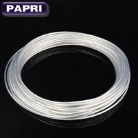papri 1 0mm2 signal line cable diy ptfe high purity occ copper silver plated wire for audio amplifier awg17 19strands0 26mm