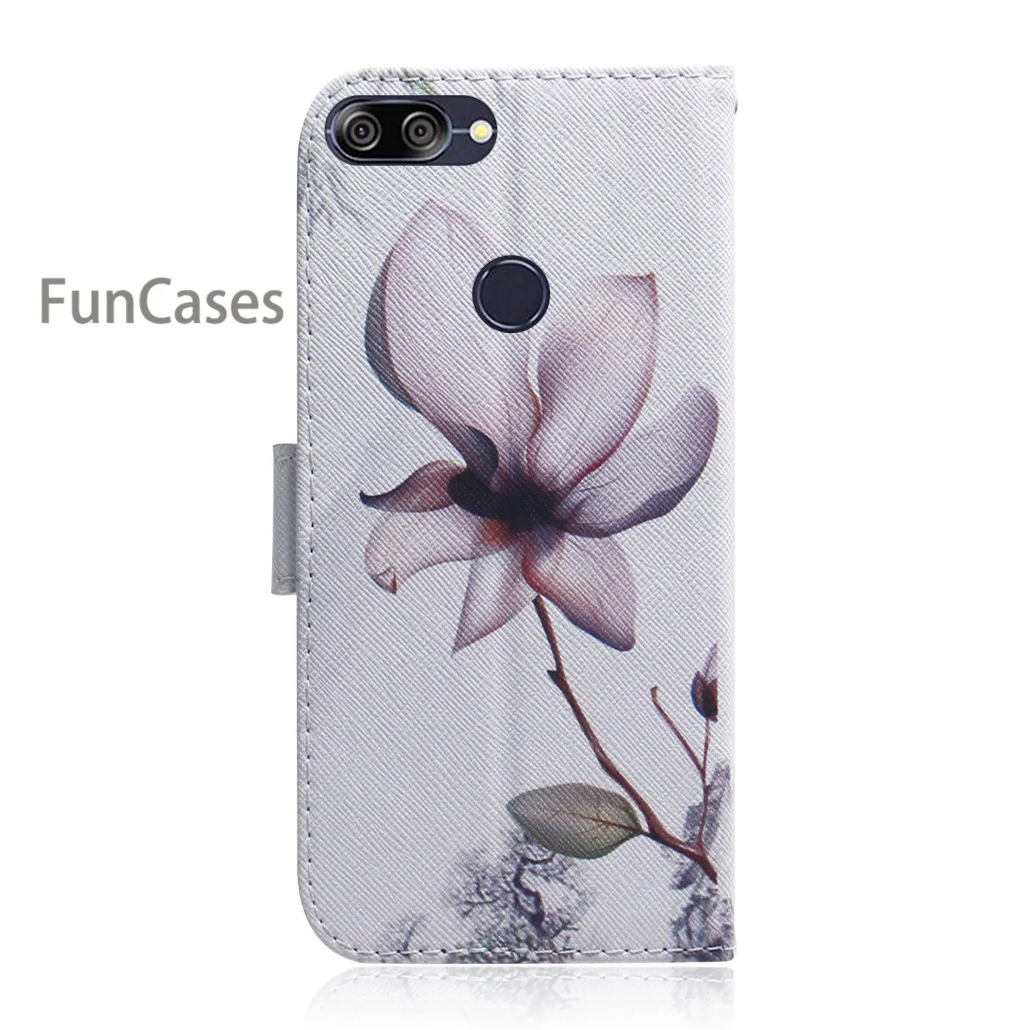 Чехол книжка с изображением животных из искусственной кожи для Asus ZB570TL Ajax Hoesje carcaso