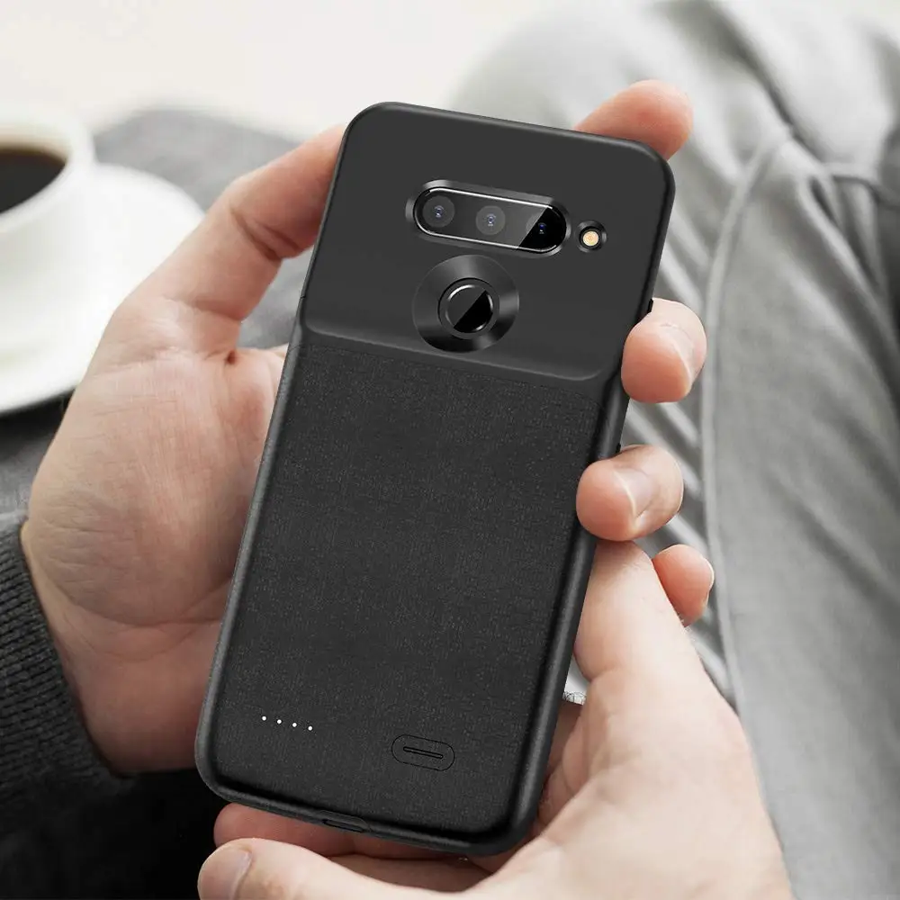 Чехол NEWDERY Power для LG V40 ThinQ 5200 мАч перезаряжаемый дополнительный аккумулятор