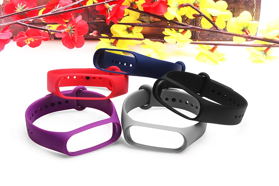 BOORUI Новое поступление mi Band 3 ремешок mi band 3 Силиконовый ремешок для xiaomi mi 3 браслет сменный Браслет Смарт-браслет аксессуары