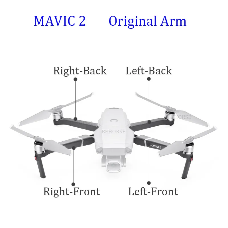Новый оригинальный корпус для DJI Mavic 2 PRO/ZOOM Arms средняя рамка Нижняя оболочка