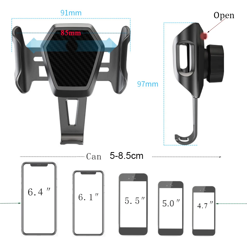 suporte celular carro windshield car phone holder soporte auto cell mobile holders claws retractable support smartphone voiture free global shipping