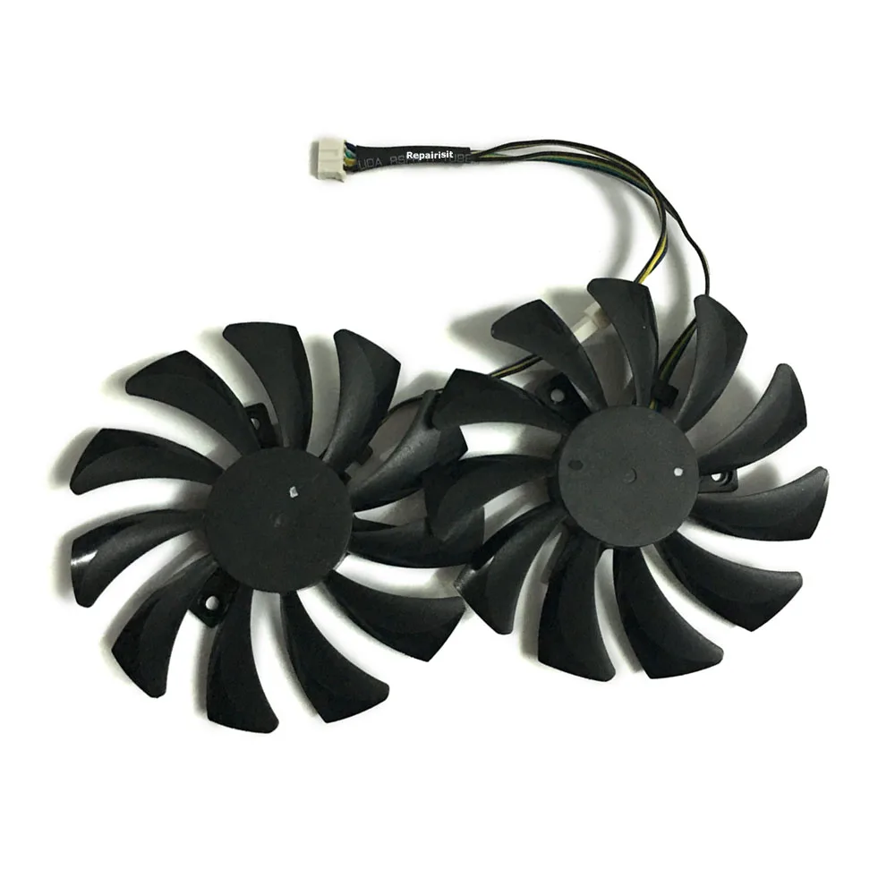 1 комплект GTX960 GTX950 GPU альтернативный охлаждающий вентилятор для MSI GeForce-GTX-950-2GD5T-OCV2