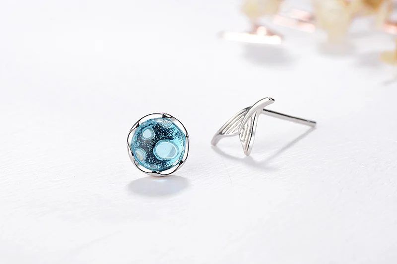 Горячая Распродажа Необычные синие прозрачные Хрустальная Русалочка Хвост