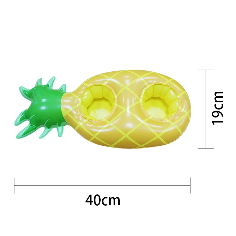 Креативные надувные держатели для стаканов с напитком большие 2 отверстия плоды