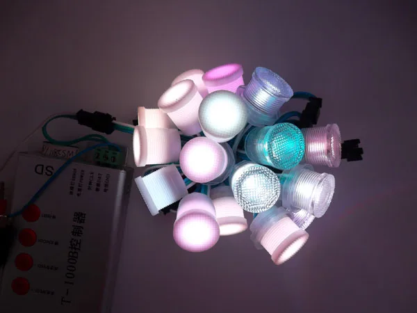 Пиксельная Светодиодная лампа WS2811 5 в постоянного тока 20 мм модифицируемая