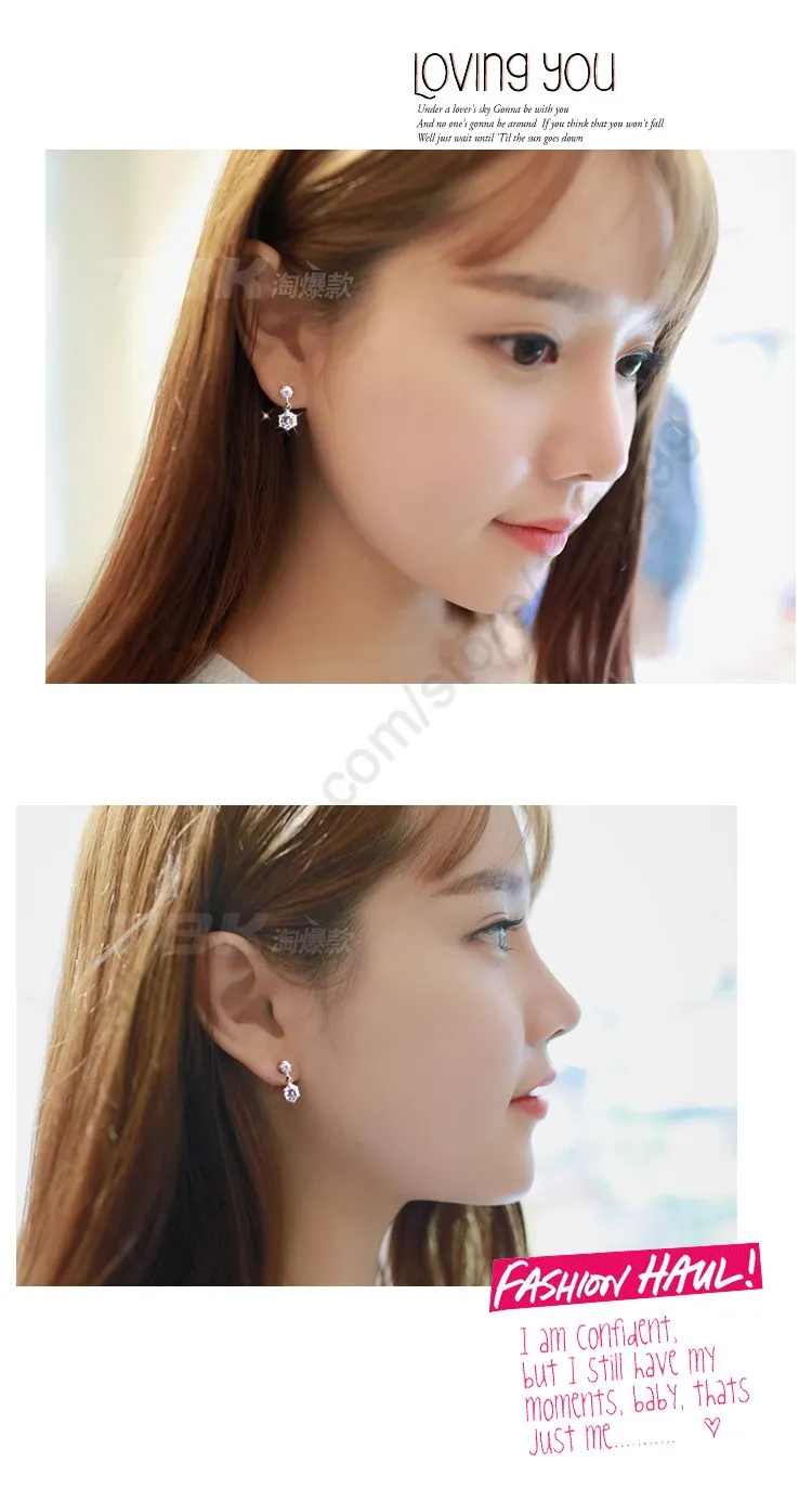 Ювелирные наборы из драгоценных камней Классический кубический цирконий кулон