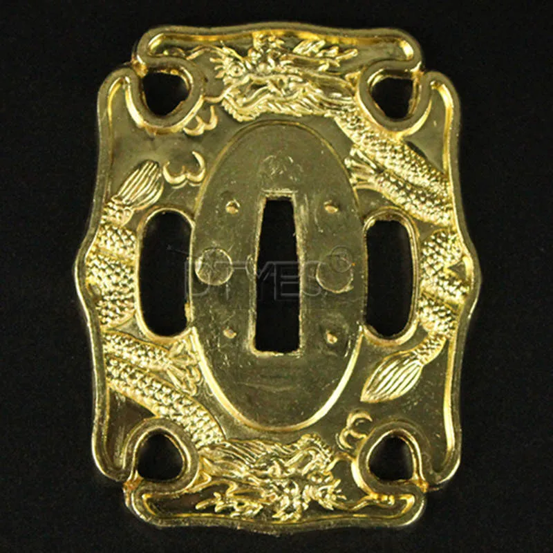 Сплав японские аксессуары для мечей Tsuba Красивая защита для катаны вакизаши Танто 3,2 см ширина(около хабаки) лезвие Al01-Al32