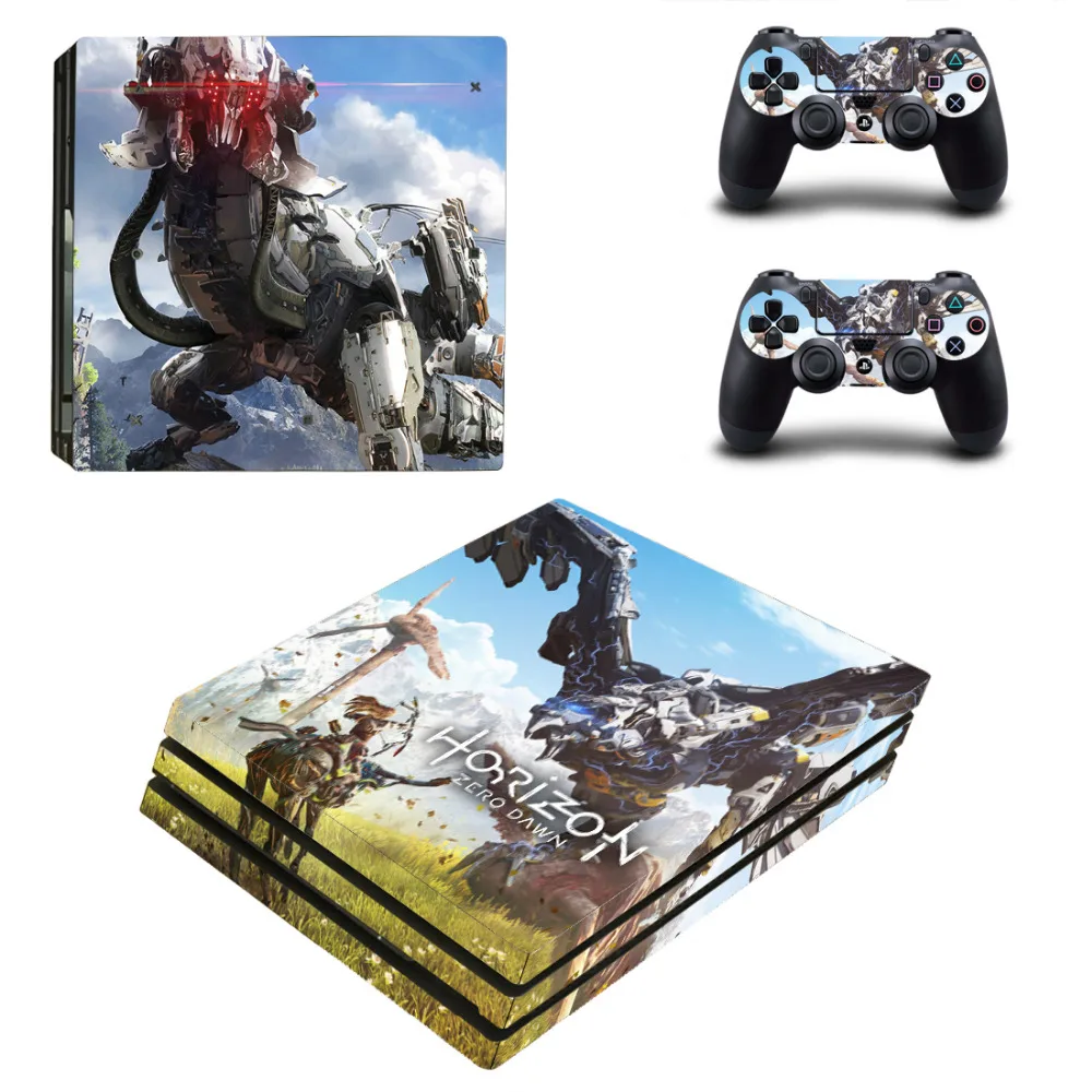 Игра Horizon Zero Dawn PS4 Pro стикер кожи для sony playstation 4 консоль и 2 контроллера PS4 Pro наклейка кожи s Наклейка