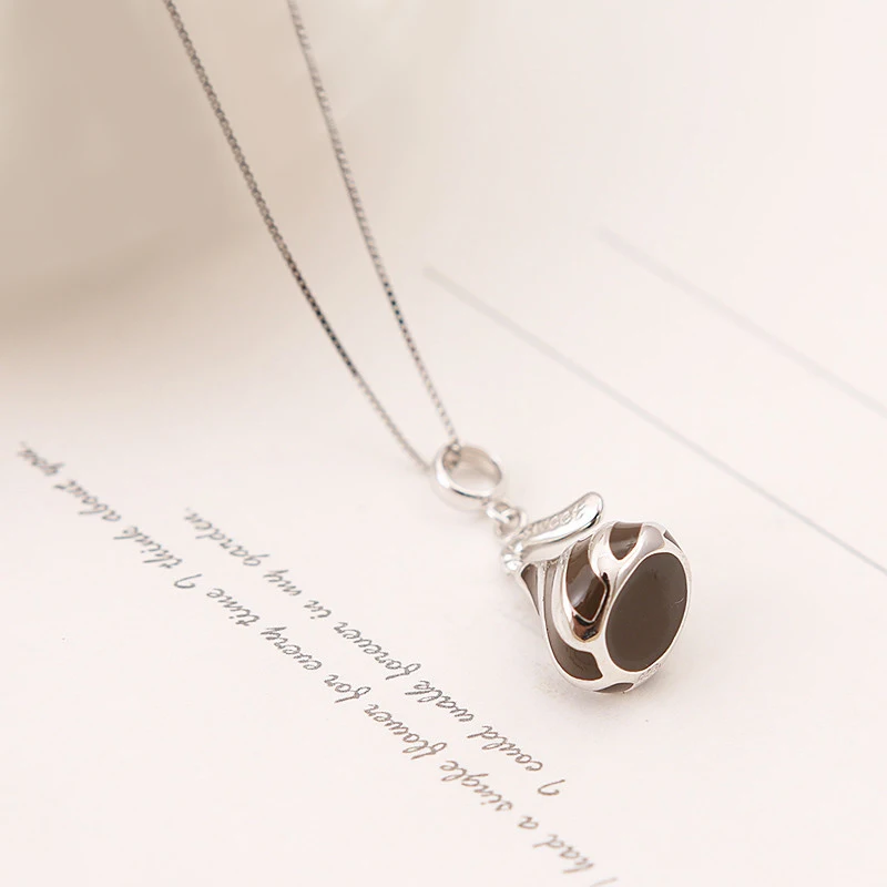 New Authentic 100% 925 Sterling Silver Bead Charm Sweet Chocolate Pendant Enamel Charms Fit Bracelets DIY Women Jewelry | Украшения и