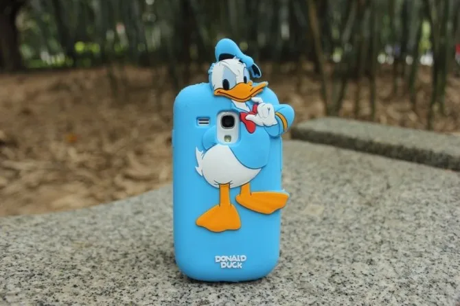 1pcs Free ship! 3D Bear Mickey Minnie Mouse Piglet Duck Squirrel Silicone Case For Samsung Galaxy S3 Mini I8190 |