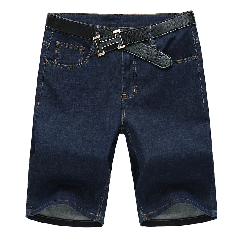 

Hot 2019 Summer Men Jean Oversized 52 54 56 New Fashion Men's Stretch Short Jeans Casual Elastic Cotton Denim Shorts Pants 1388