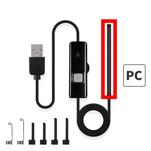 pink usb 3 в 1 USB HD визуальная Ушная ложка для чистки ушей эндоскоп 5,5 мм мини-камера Android PC ушной отоскоп бороскоп инструмент забота о здоровье - Цвет: pink usb