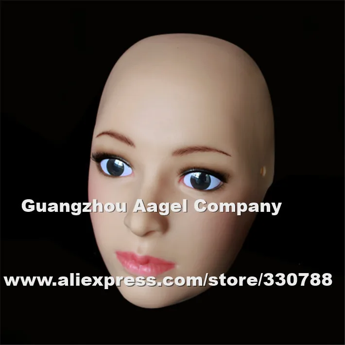 [H-10] Top quality human face mask movie costumes props realistic silicone masquerade masks female crossdresser | Дом и сад