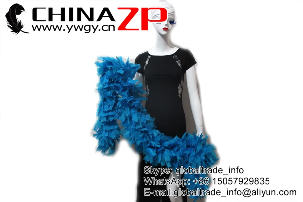 Китайский поставщик Feathers оптом бирюзовые синие турецкие плоские боа 150 граммов