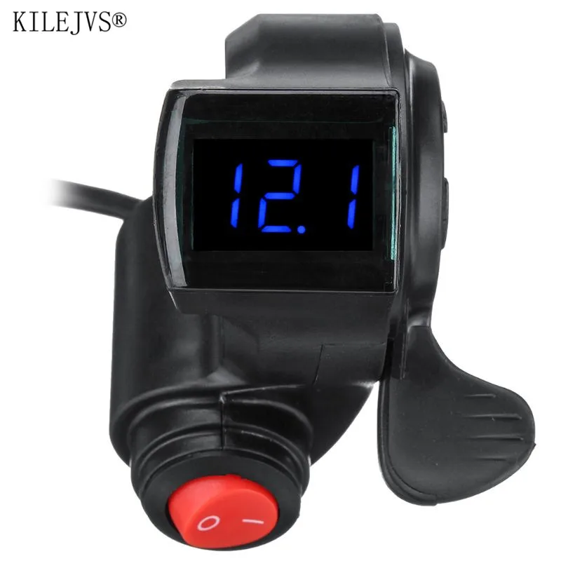 1 комплект электрический автомобиль напряжение дисплей переключатель ручка