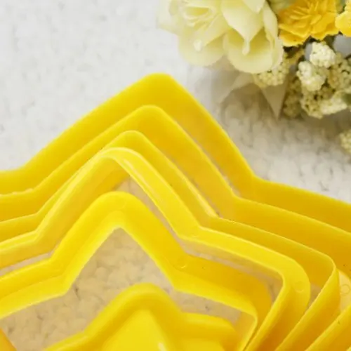 6 шт./компл. помадка в форме звезды нож для торта и печенья Форма выпечки сыра