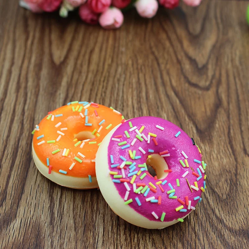 1 шт. милый мини пончик мягкий медленно Восстанавливающий форму сотовый телефон