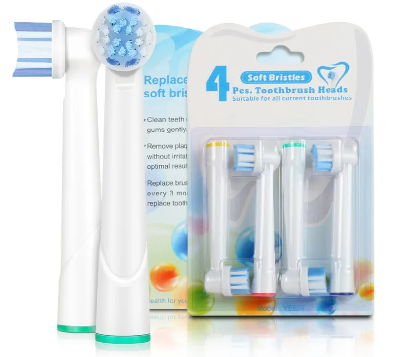 

12 PCS Electric Tooth Brush Heads Replacement For Braun Oral B Soft Bristle,Vitality Dual Clean/Professional Care SmartSeries