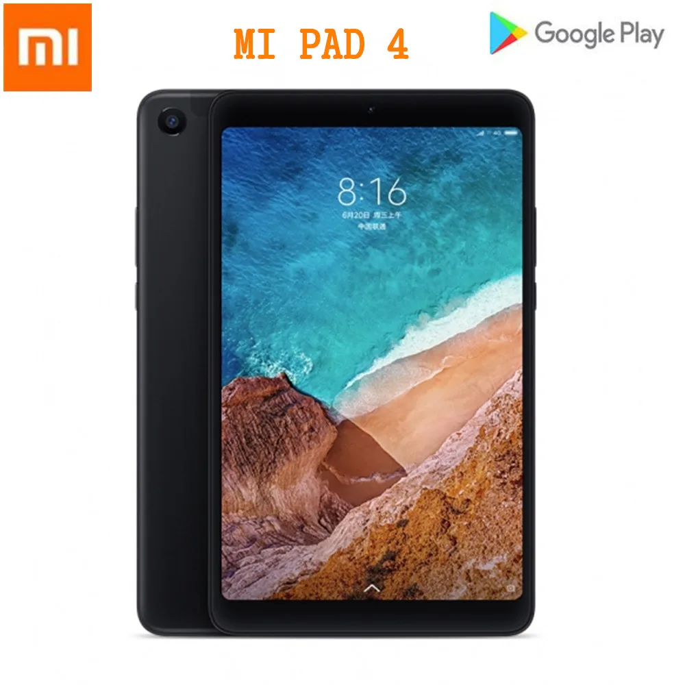 Xiaomi mi Pad 4 планшетный ПК 8 0 ''mi UI 9 Qualcomm Snapdragon 660 Восьмиядерный Гб 64 5 МП LTE + WiFi 4G Phablet