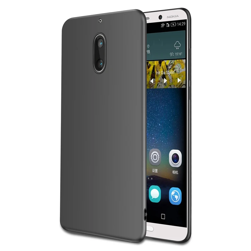 Jderv 2018 чехол для Nokia 6 1 2017 Мягкий силиконовый мягкий матовый телефона