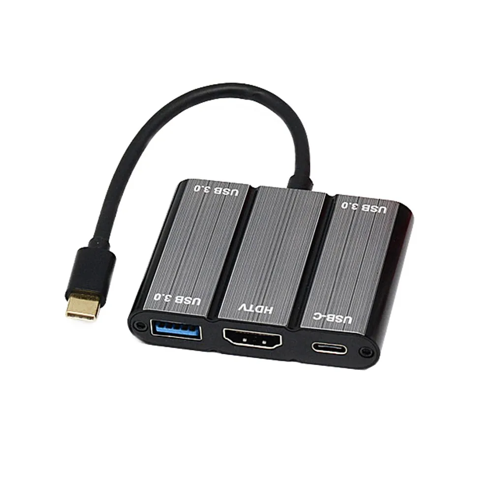 YMY 5 в 1 USB C адаптер usb type-C концентратор к 4K HDMI USB3.0 и USB C зарядка PD Совместимость для Apple MacBook Pro, Dell XPS и т. Д