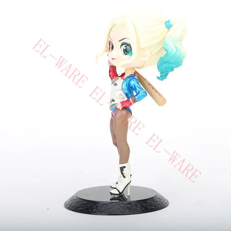 6 дюймов 1 шт. DC Comics Harley Quinn Q версия отряд самоубийц ПВХ фигурка коллекция моделей