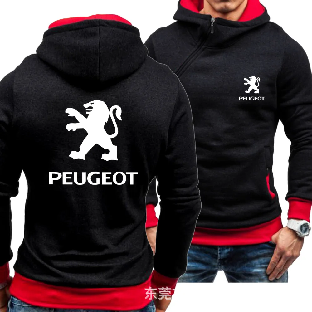 Логотип peugeot толстовки зимняя мужская куртка пуловер Мужское пальто