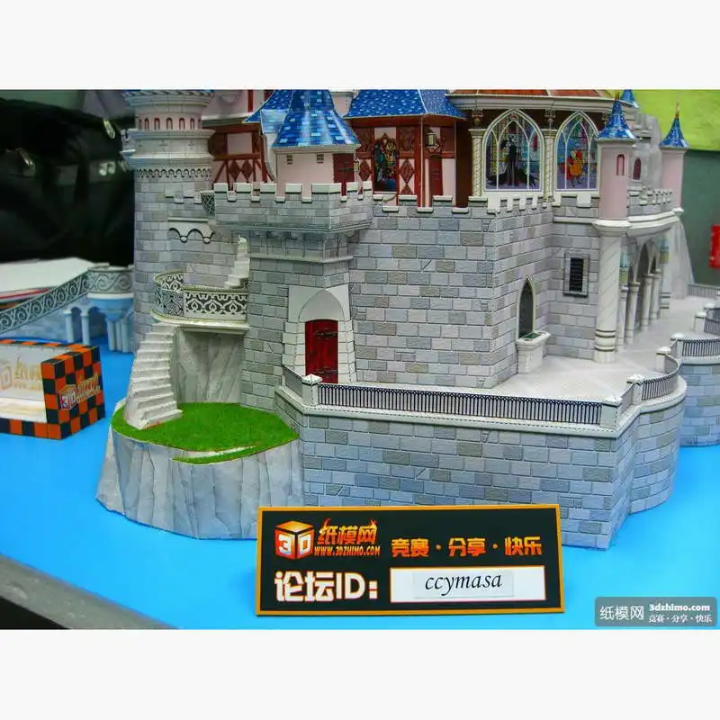 75 см DIY Париж Спящая красавица замок бумага ремесло 3D бумажная модель обучающая игрушка мальчик Рождественский подарок