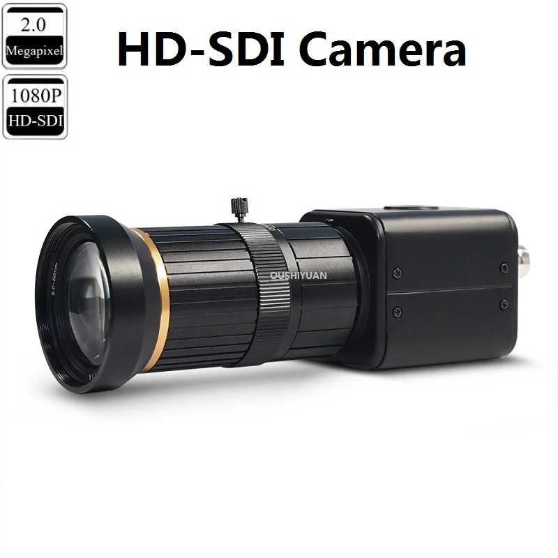 CCTV промышленные HD-SDI 2.0MP 1080P переменный фокусный объектив 5-50 мм HD-SDI камеры безопасности SDI