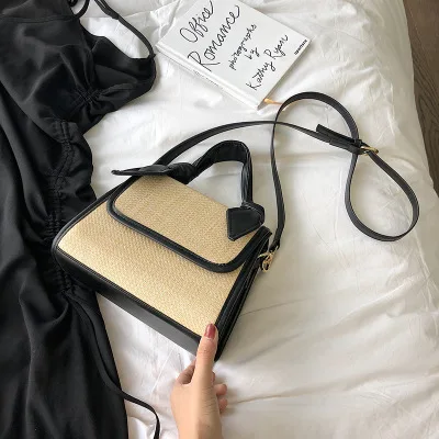 Ручной работы Для Женщин соломенные сумки дизайнерские композитные сумочки